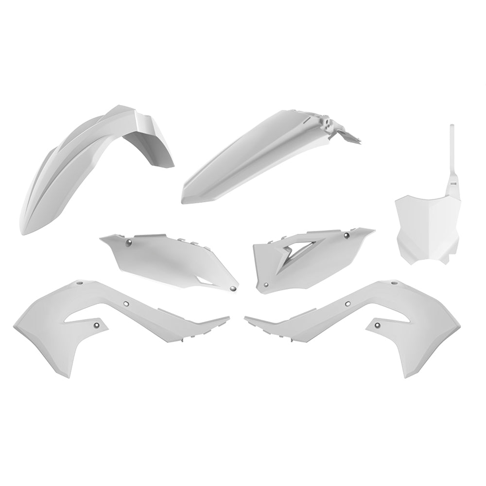 Polisport Plastics Box Kit For Kawasaki KX 450F KXF 450 White 2019